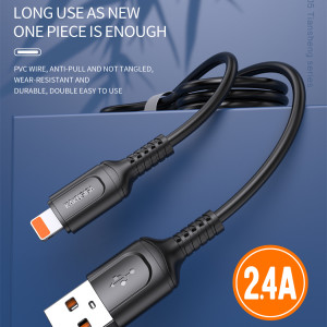 KSC-805 TIANSHENG charging data cable 1 meter (Lightning)
